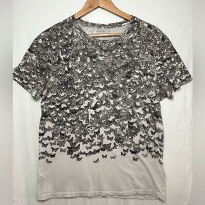 All saints vintage graphic cotton tee